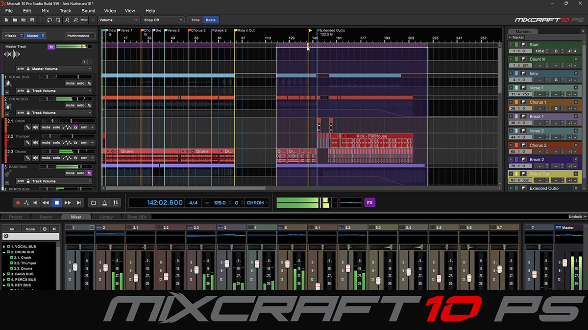 New Acoustica Mixcraft 10 Pro Studio Music Production Software for PC  (Download/Activation Card)