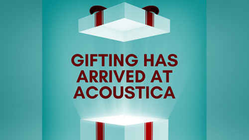 NEW! Gift Options in the Acoustica Store